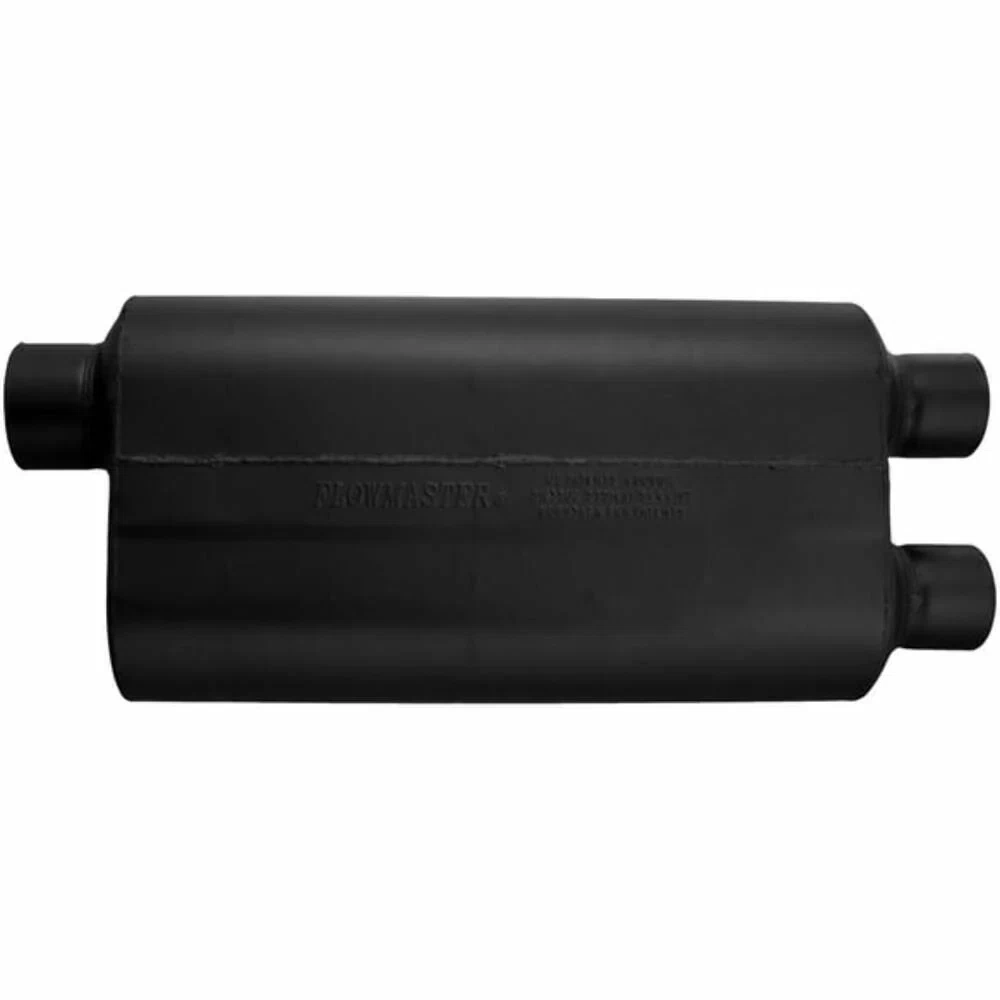 Muffler 50_ Series HD 3_ Offset In_2.5_ Dual Out Moderate Flowmaster